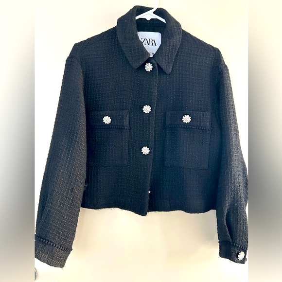 ZARA BLACK JACKET - Picture 8 of 12